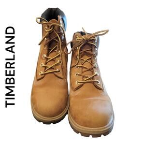 TIMBERLAND JUNIOR PREMIUM 6" WATERPROOF BOOTS SIZE 5